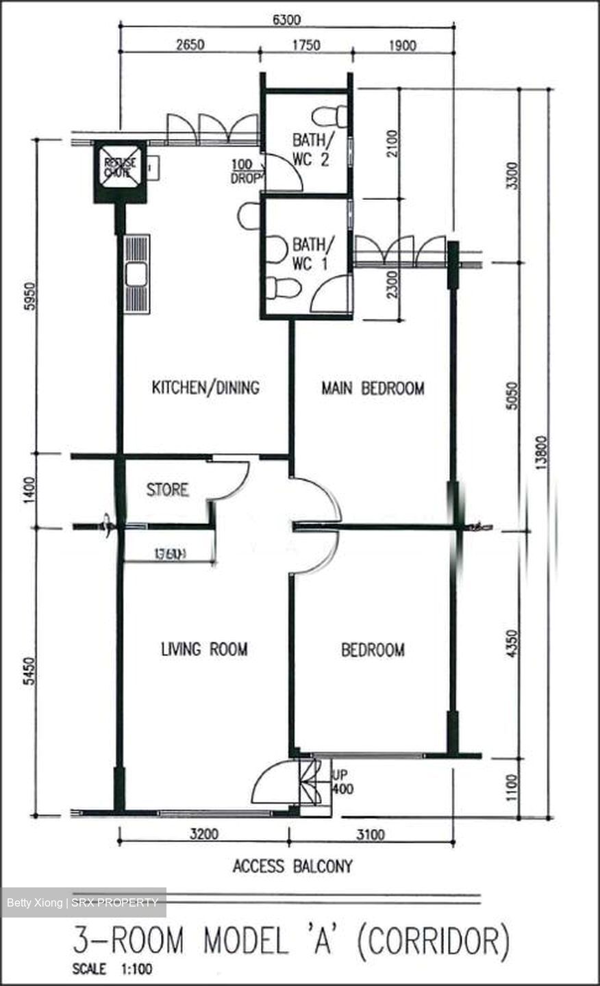 Blk 58 Chai Chee Drive (Bedok), HDB 3 Rooms #573080521